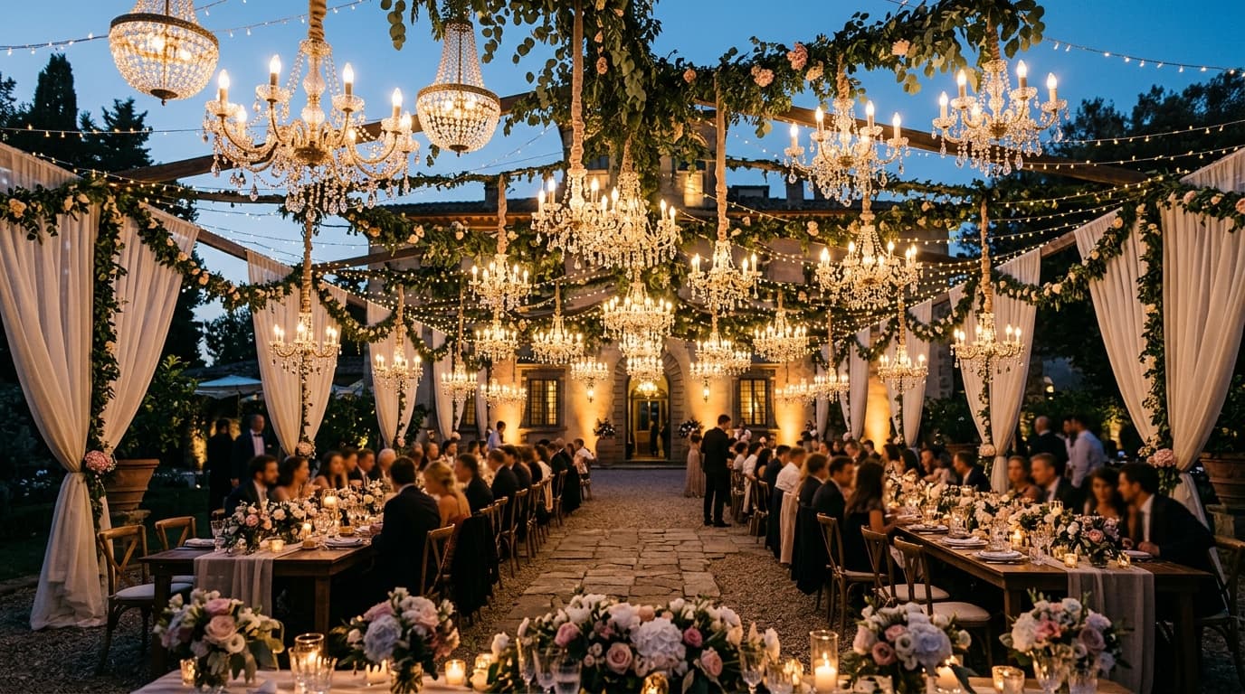 Creative Ways to Use Chandeliers and Hanging Lights Outdoors