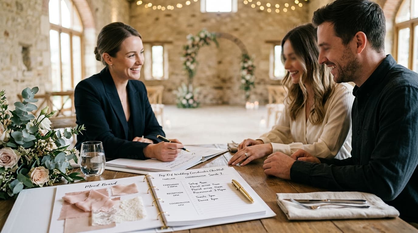 The Day-Of Wedding Coordinator Checklist: What Happens and When