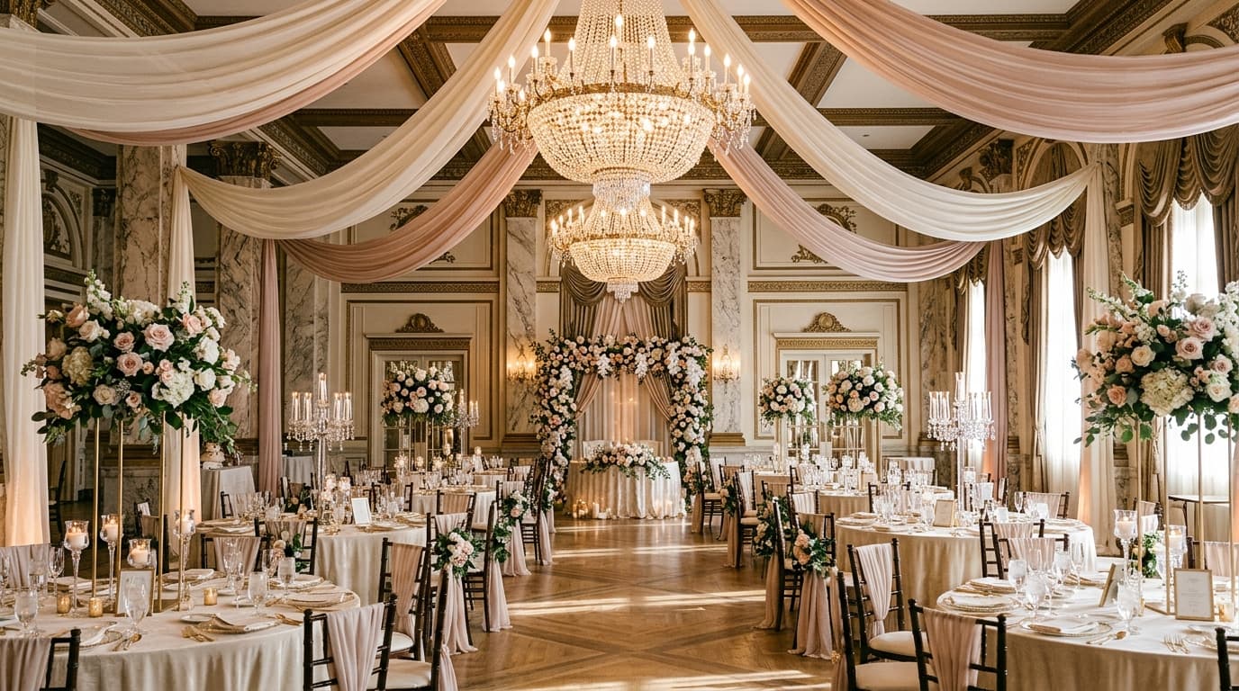 Glamorous and Elegant Ballroom Décor Ideas
