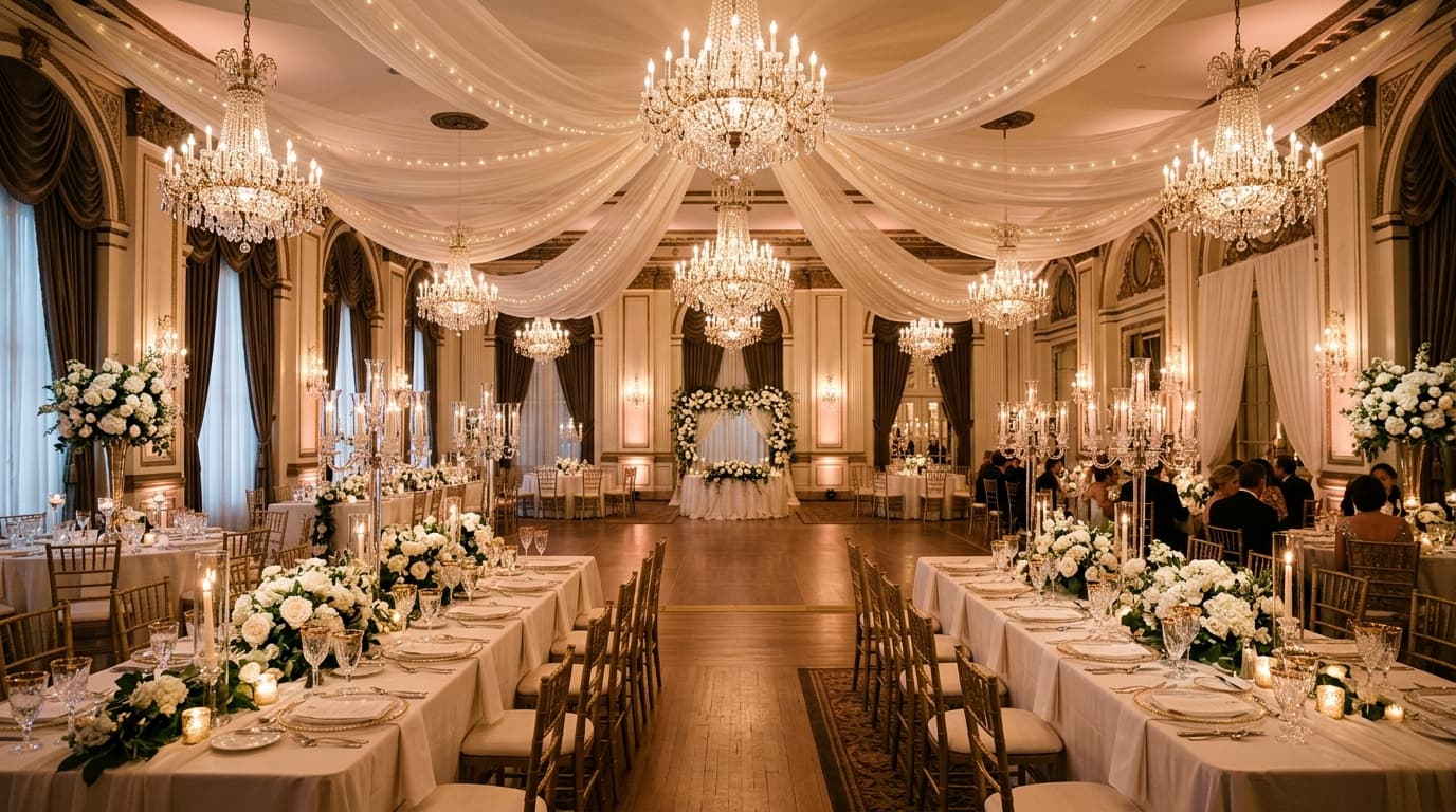 Hotel Ballroom Weddings: Classic, Elegant, and Stress-Free