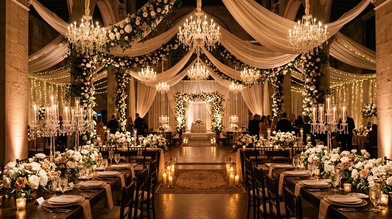 How Lighting Can Transform Your Wedding Venue