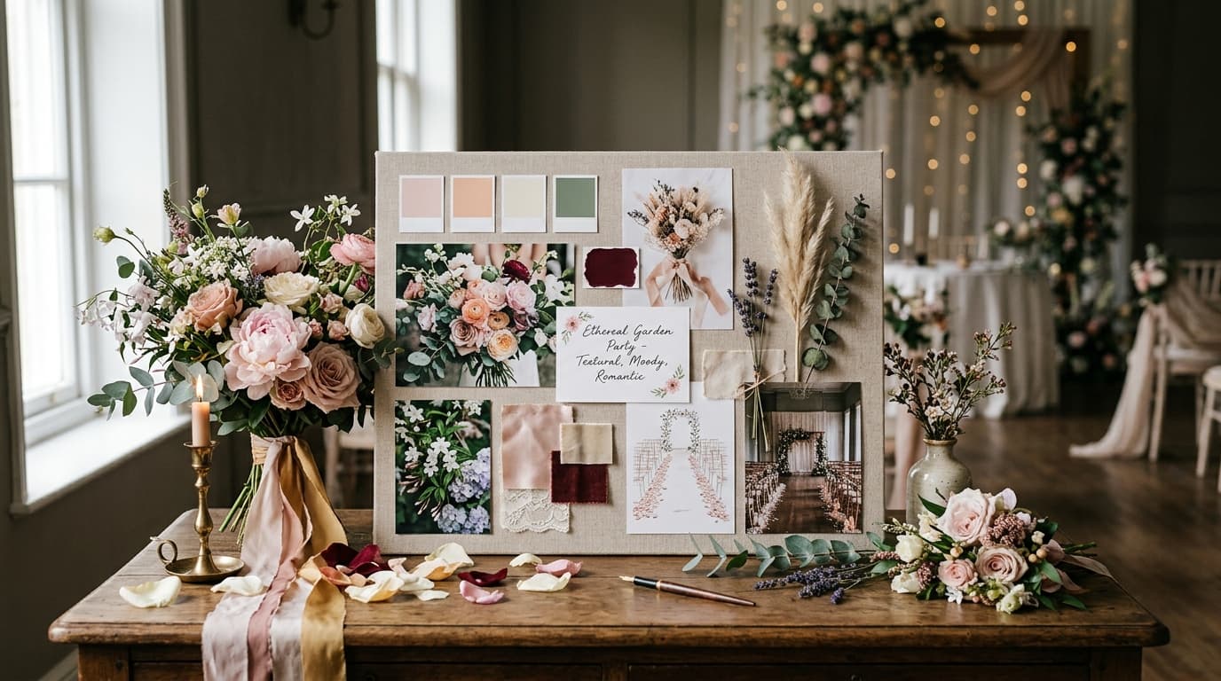 How to Communicate Your Vision with a Floral Mood Board