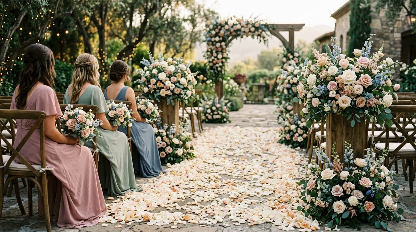 How to Coordinate Flowers with Bridesmaids’ Dresses: A Perfect Color & Style Match