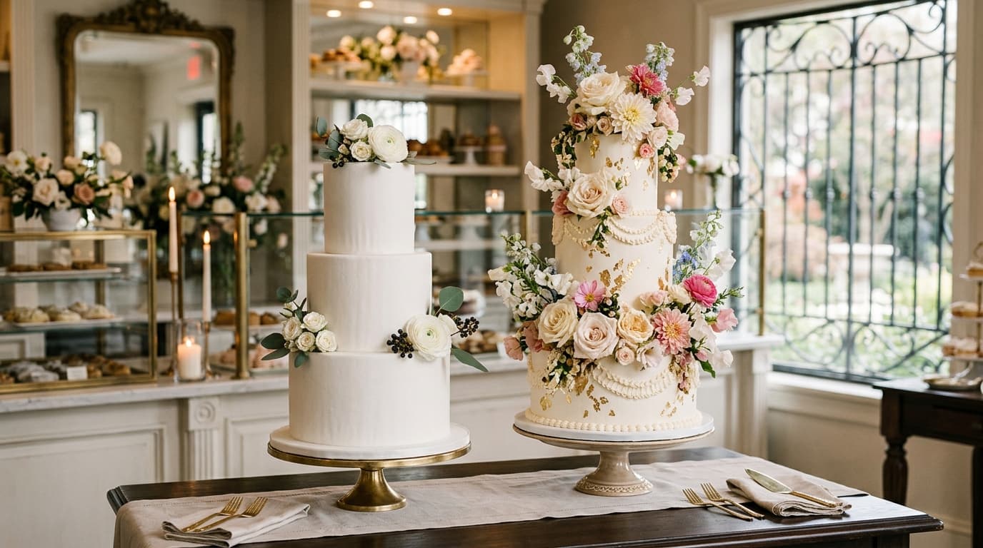 Minimalist vs. Maximalist Wedding Cakes: Which Is Right for You?