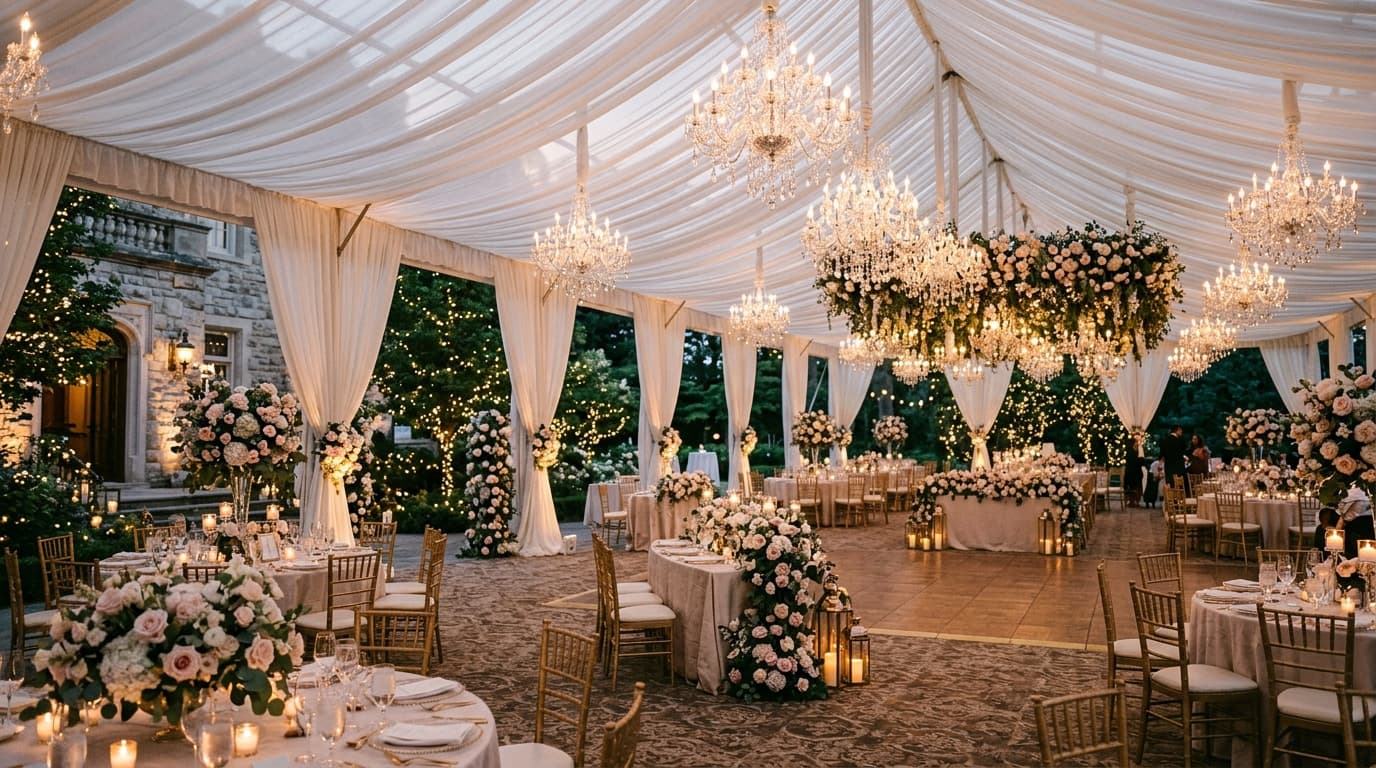 Tent, Ballroom, or Garden: Matching Décor to Your Venue