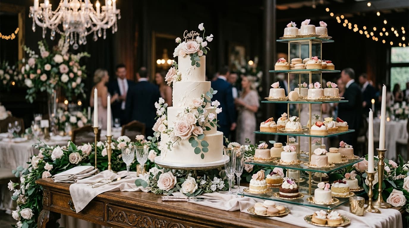 The Rise of Mini Wedding Cakes and Dessert Towers