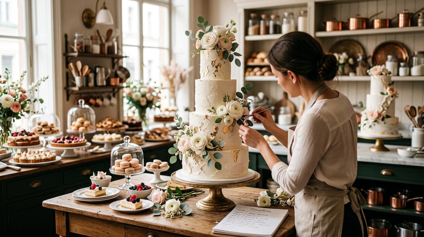 The Timeline Every Couple Forgets to Plan for Wedding Desserts