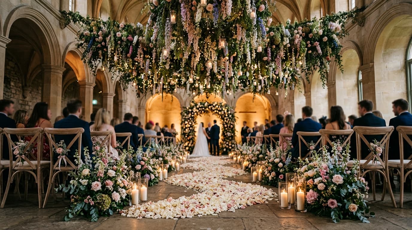 Transforming Your Venue with Hanging Floral Installations