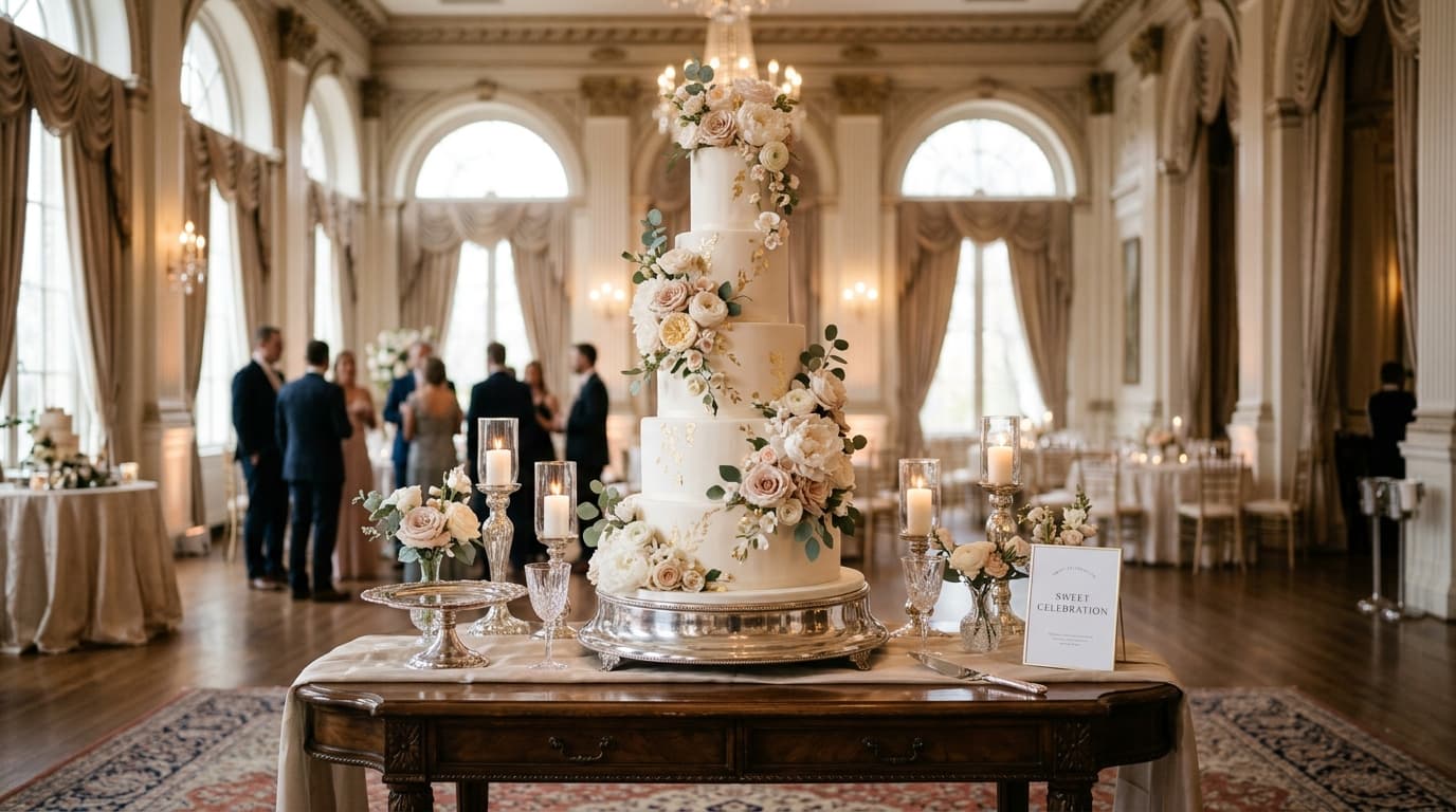 Venues That Are Perfect for Statement Wedding Cakes