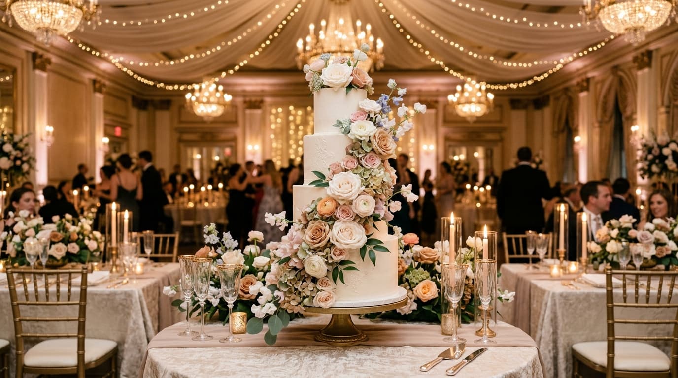 Ways to Incorporate Flowers into Your Wedding Cake Design