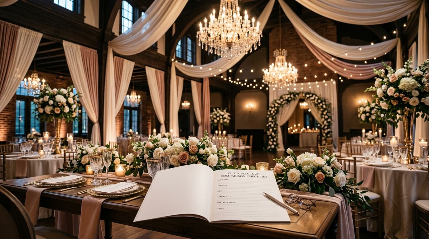Wedding Venue Comparison Checklist (Free Template for Couples)