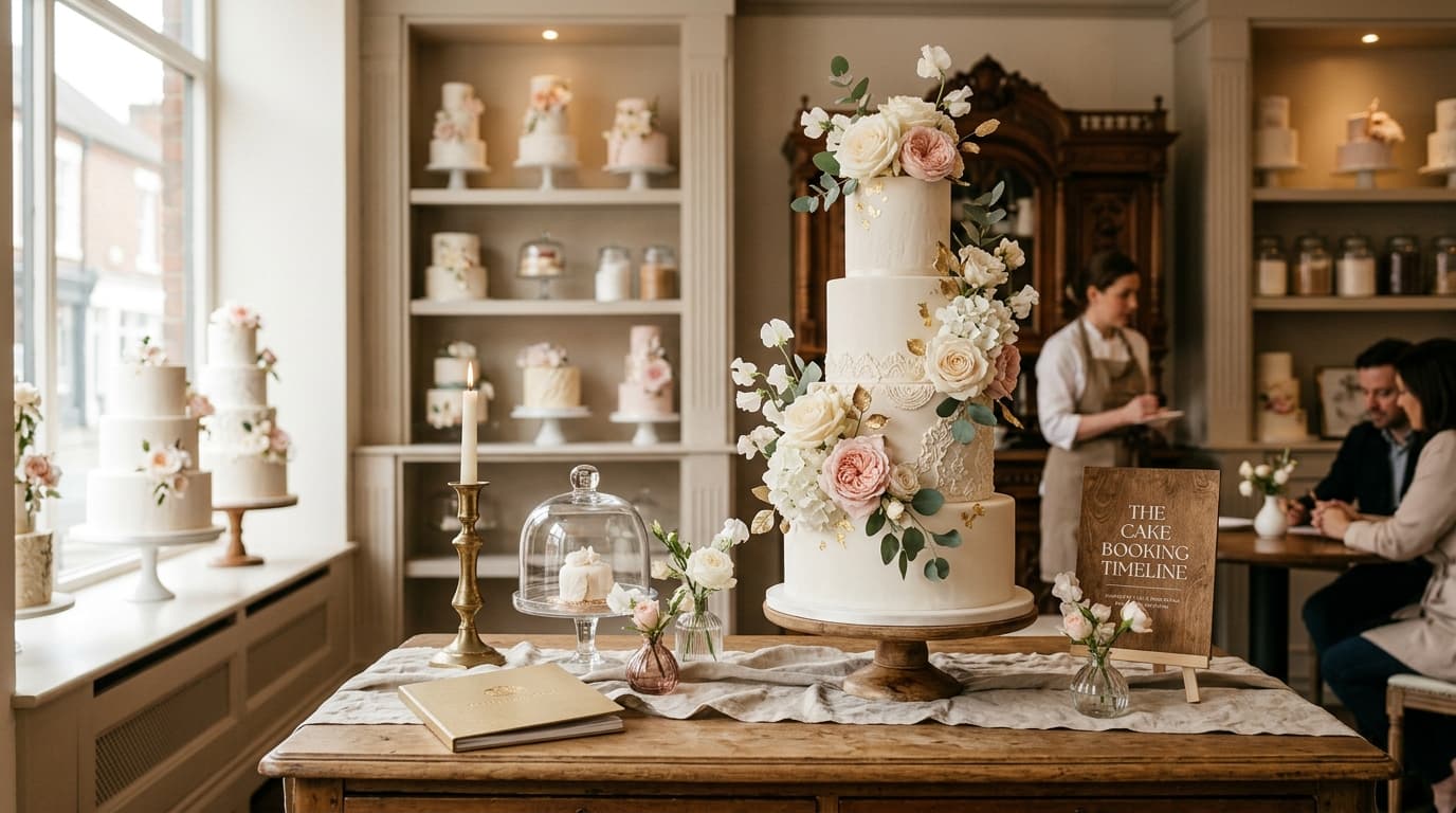When Should You Book Your Wedding Cake Baker?